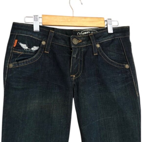 Robin's Jeans black rock n' roll pants size 24 - Picture 2 of 7